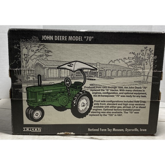 John Deere Model "70" Die Cast Tractor  Numbered With Box 10th Anniversary - Picture 11 of 13